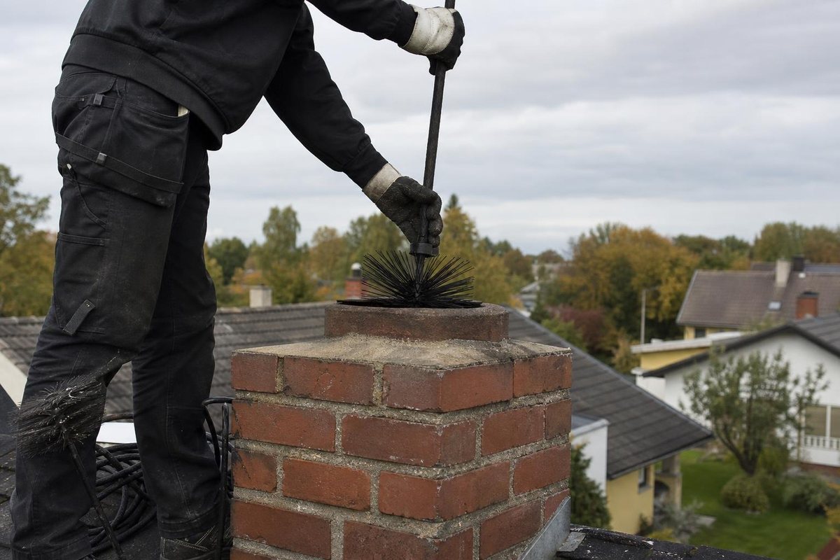 Stock photo: On the roof